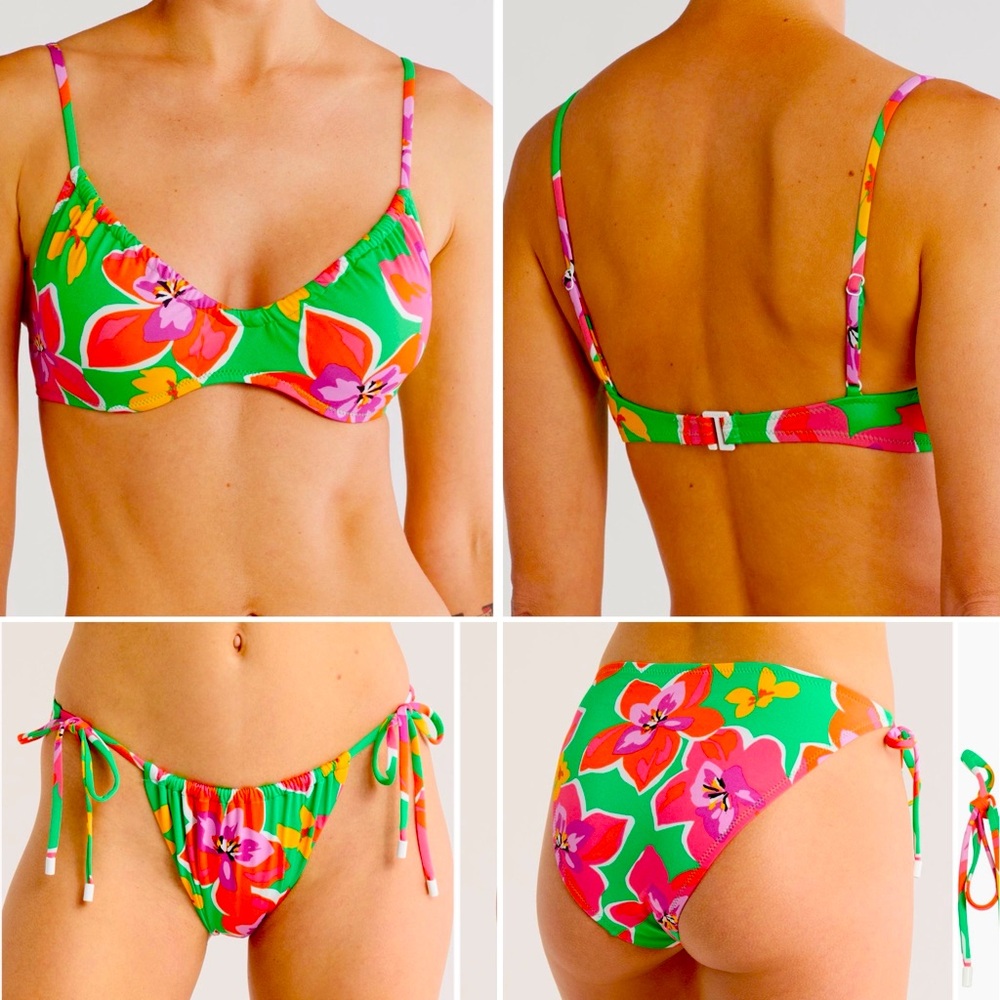 NWT-SANCTUARY-Bikini Top & Tunnel Side Tie
Hipster -Separates Sold as SET-Sz L